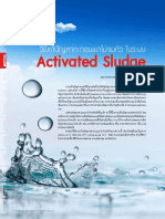 วิธีแก้ปัญหาตะกอนเบาไม่จมตัว ในระบบActivated sludge