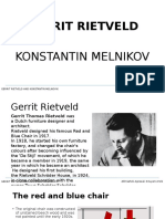 Gerrit Rietveld and Konstantin Melnikov