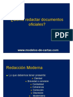 Como Redactar Documentos Oficiales