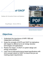 The Impact of OACF: Outdoor Air Correction Factor and Systems