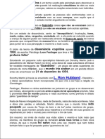 Dissonância Cognitiva É Um Termo Usado Pela Psicologia