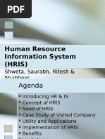 Human Resource Information System (HRIS) : Shweta, Saurabh, Ritesh & Shabbeer