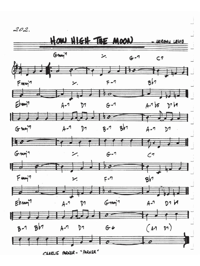 How high the moon.pdf