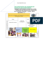 Estructurado Investigativa Del Programa de Licenciatura en Educaciòn Infantil