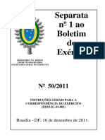 Instrução de Correspondêcia Do Exército Brasileiro