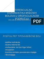 Misicni Bolovi U Orofacijalnom Podrucju