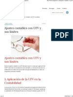 Ajustes Contables Con UFV y Sus Límites - Bolivia Impuestos