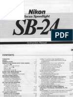 Nikon SB-24 PDF