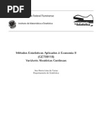 variaveis aleatórias continuas