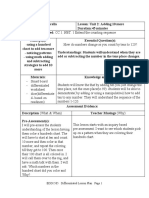 EDDI 505 Differentiated Lesson Plan Page 1