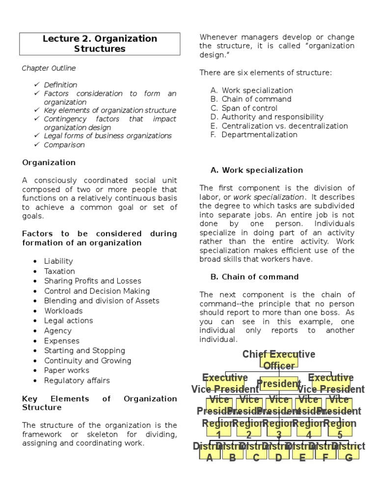 Understanding Organization Structures | PDF | Corporations | Joint ...