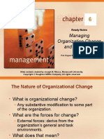 CGAPTER 06 MANAGING Organization Change and Innovation