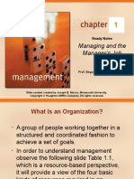 CHAPTER 01 Managing the Managers Job