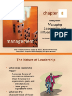 CHAPTER 08 Managing Leadership and Influence Processes