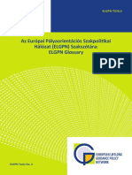Az Európai Pályaorientációs Szakpolitikai Hálózat (ELGPN) Szakszótára: ELGPN Glossary