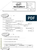 Devoir de Synthèse N°3 - Informatique - 8ème