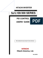 PID Control Guide for Hitachi SJ100/L300 Inverters