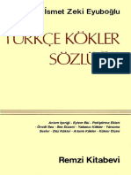 0669 - Sozluk Turkche Kokler Sozlughu Ismet Zeki Eyuboghlu