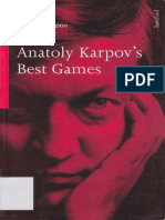Anatoly Karpov - Anatoly Karpov's Best Games PDF
