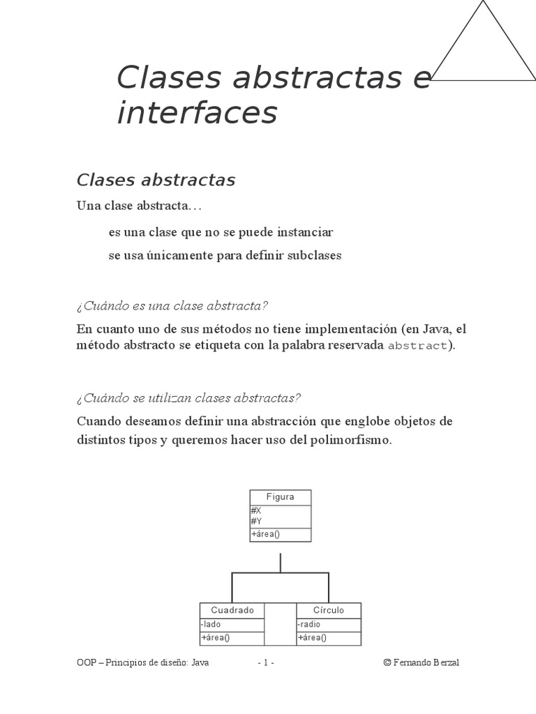 Clases Abstractas e Interfaces en Java | PDF | Business