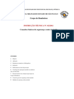 INSTRUO TCNICA N 02-2011 Conceitos Bsicos de Segurança contra incêndio MT