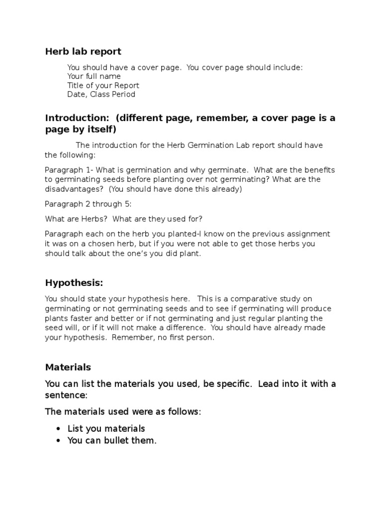 Seed germination experiment procedure image
