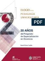 Elogio de La Pedagogia Universitaria