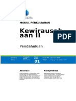 Modul Kewirausahaan II TTM1