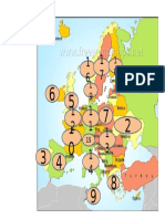 Map of Europe Activity