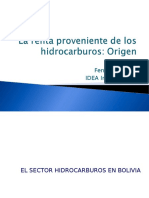 Origen de La Renta de Hidrocarburos