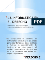 La Informatica en El Derecho