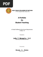 A Portfolio On Student Teaching