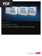 1MRK511305-UEN - En Communication Protocol Manual LON 670 Series 2.0 IEC