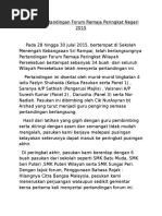 Laporan Pertandingan Forum Remaja Peringkat Negeri 2015 Pdf