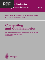 COmputing and Combinatoria