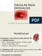 Antikoagulan Pada Hemodialysis DR Ratih
