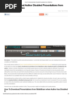 Download How-ToDownloadAuthorDisabledPresentationsFromSlideSharebyBALRAMSN312636043 doc pdf