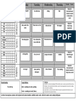 Reading Plan Example