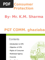 Consumer Protection: By-Mr. K.M. Sharma