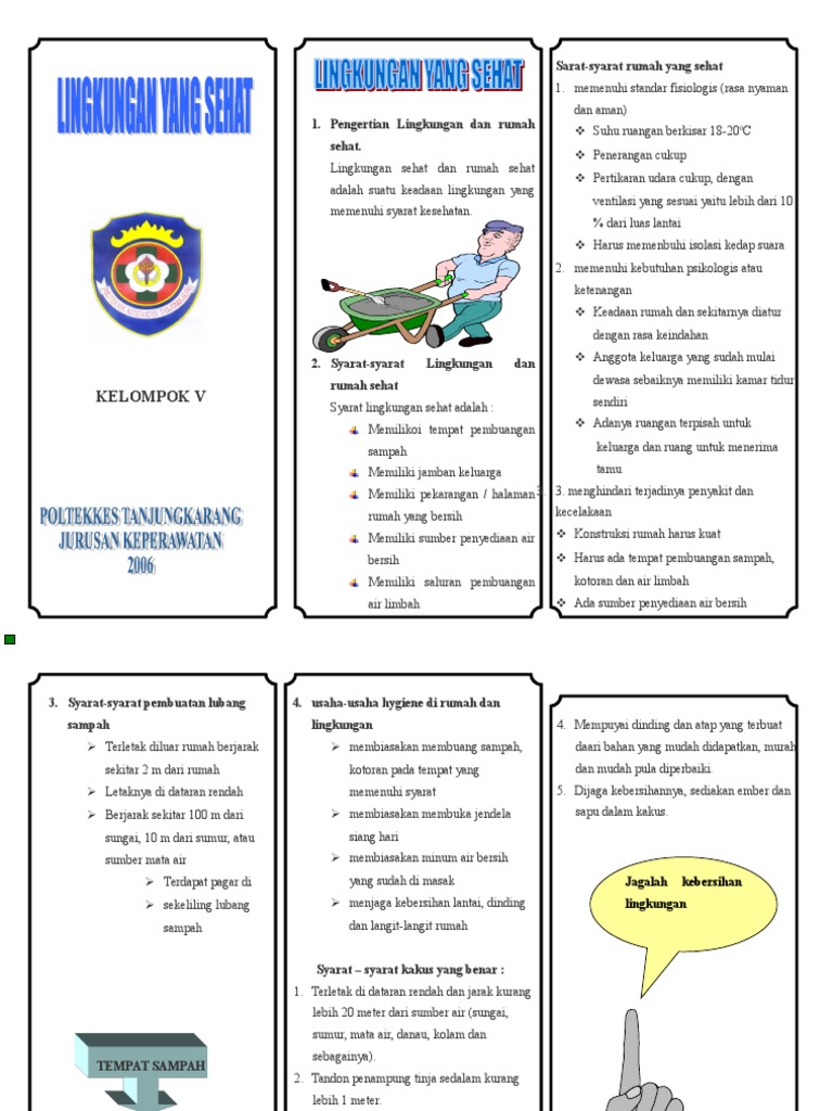 Leaflet Lingkungan Sehat