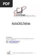 Autocad Notes