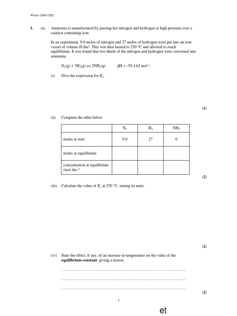 Edexcel chemistry image