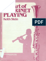 Keith Stein-The Art of Clarinet Playing