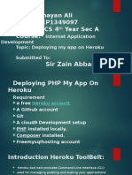 Deploying PHP App On Heroku