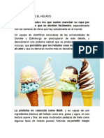 Noticias Sobre El Helado