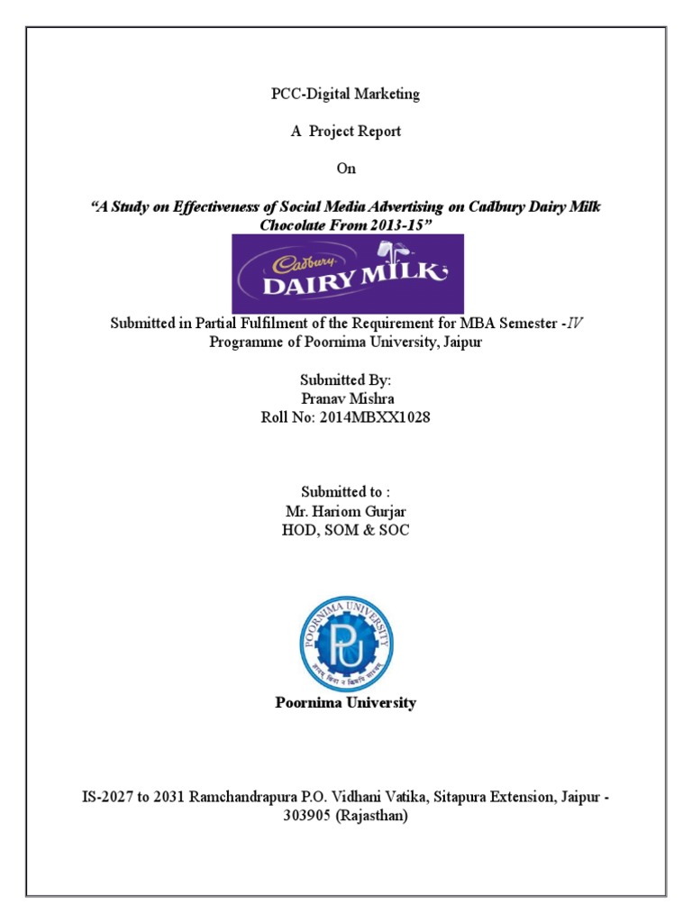 PCC Report on Social Media Impact | PDF | Statistical Hypothesis ...