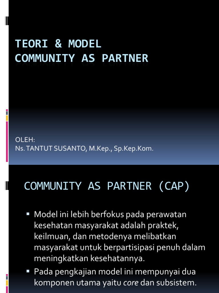 Teori Model Cap | PDF