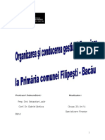 Monografie Primaria Filipesti
