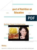 The Impact of Nutrition On Education