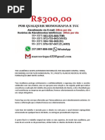 Osasco MONOGRAFIA E TCC PARA TODOS OS CURSOS R$300,00